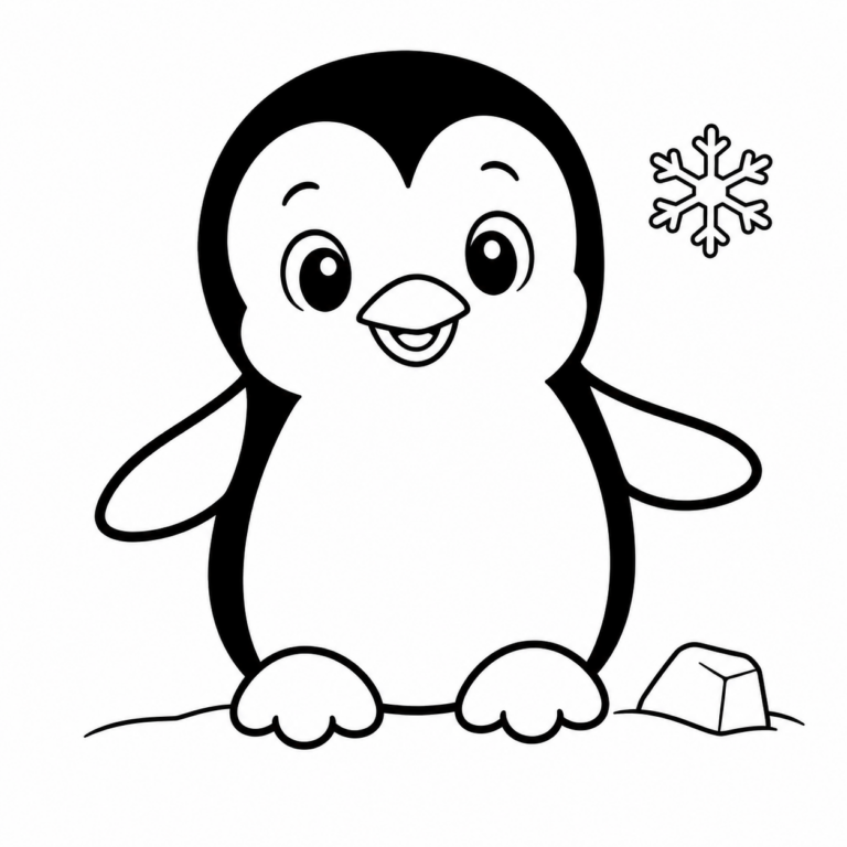 かわいい　ぺんぎんさんの見本