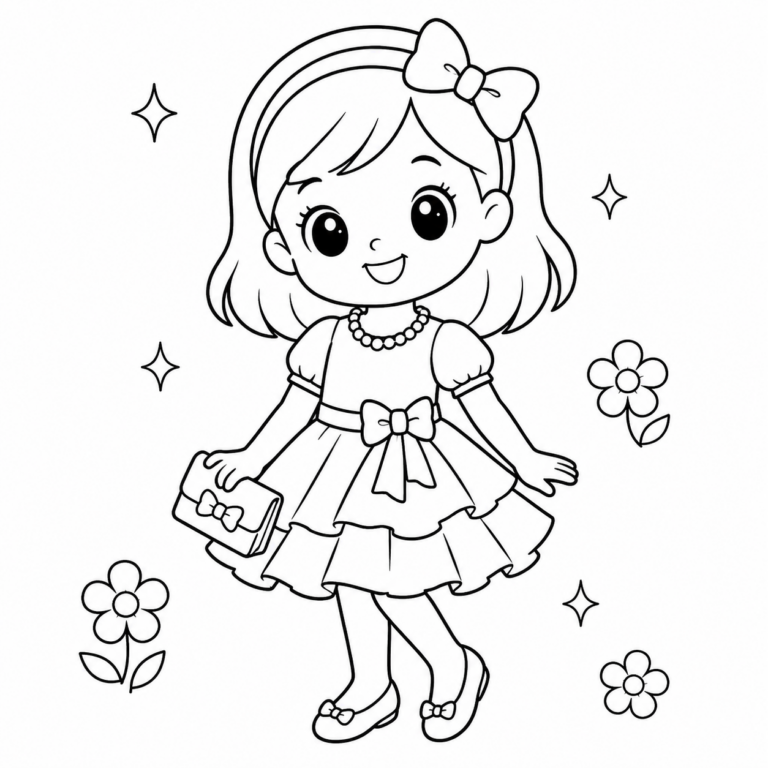ドレスのおんなのこの見本