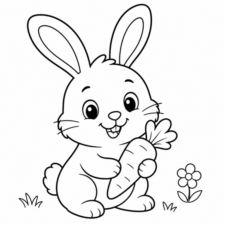 かわいい　うさぎさんの見本