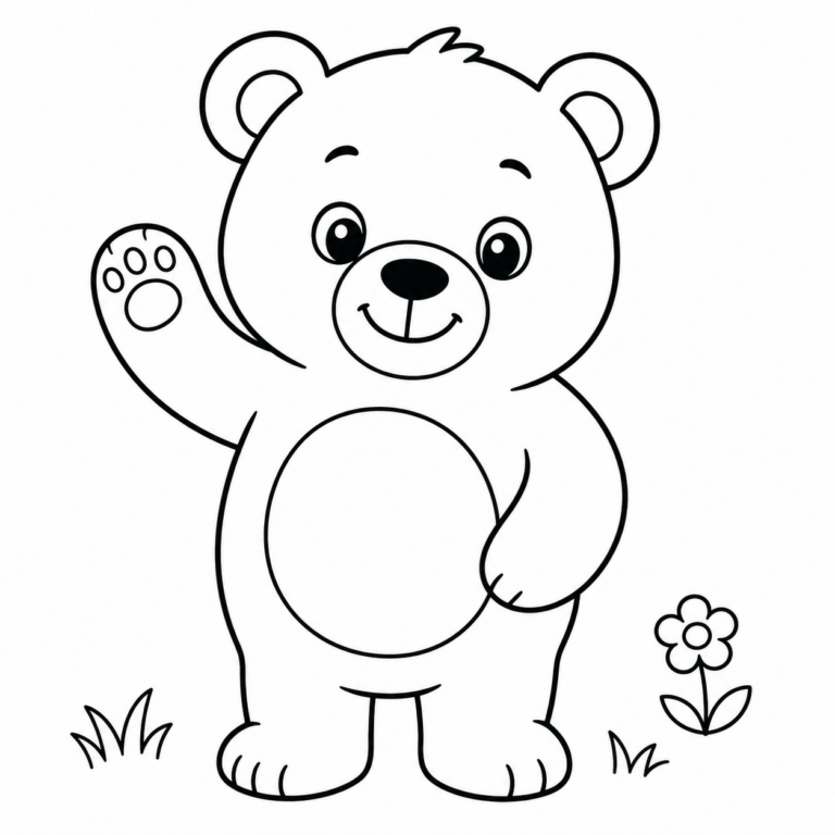 かわいい　くまさんの見本