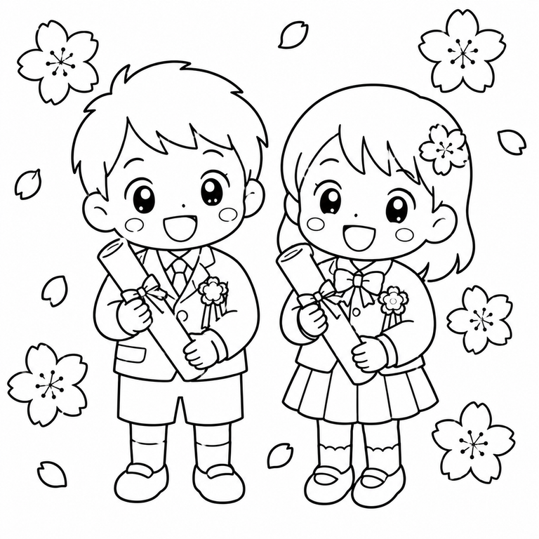 かんどうのそつえんしき　の見本