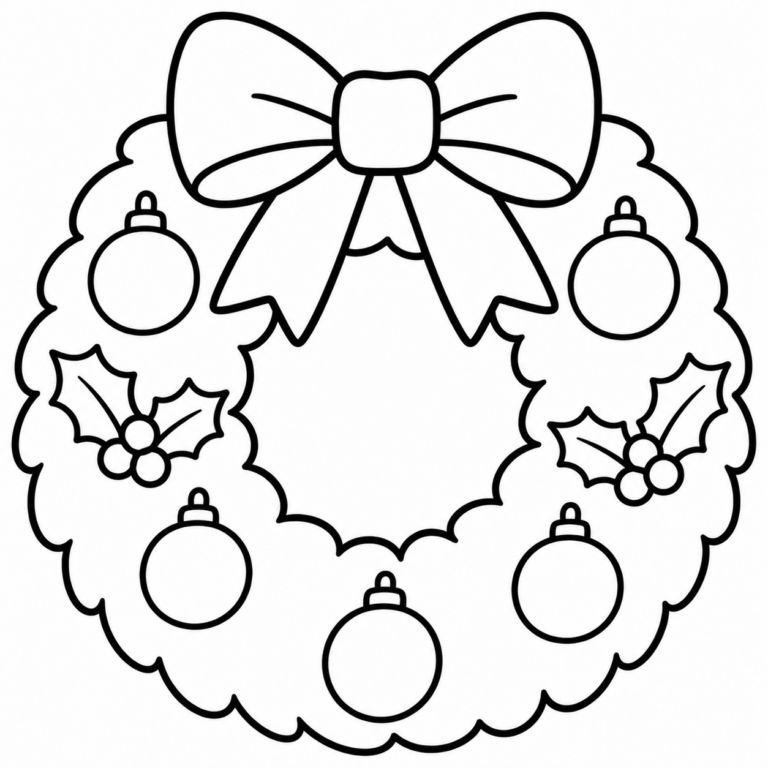 クリスマスリースの見本