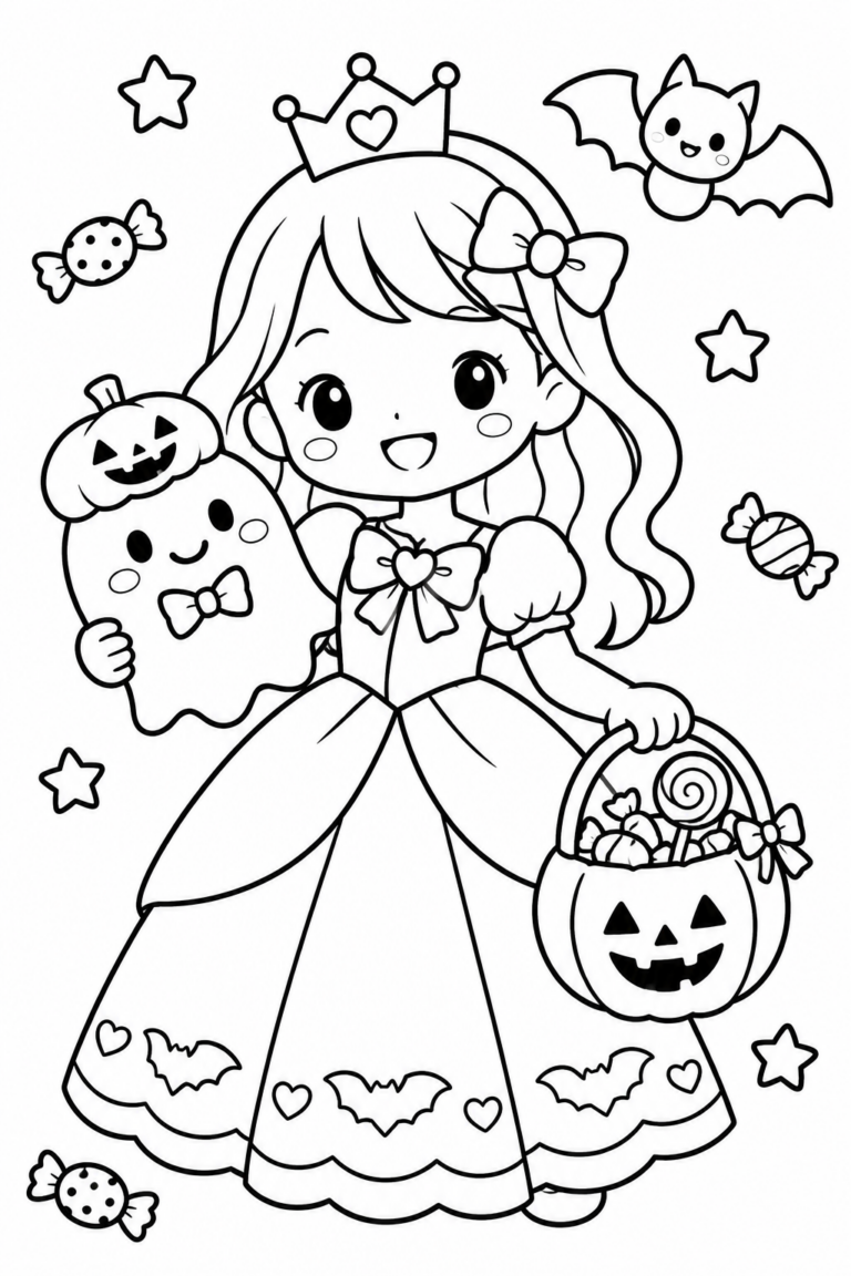 プリンセスのハロウィンの見本
