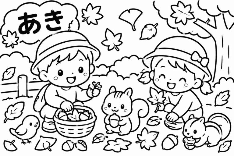 秋の実り　ちいさなあきみつけたの見本